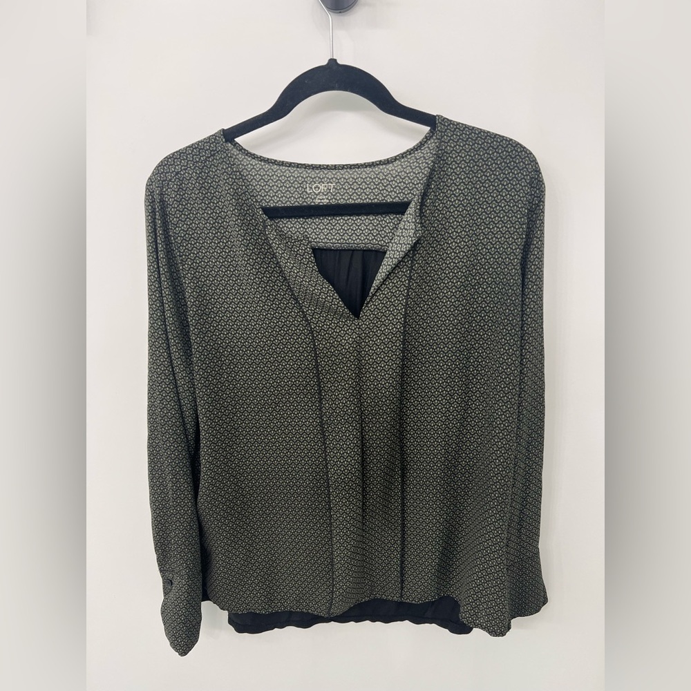 Loft Outlet Long Sleeve Blouse Size Medium